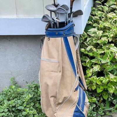 Wilson Golf Caddy With Knight Clubs
