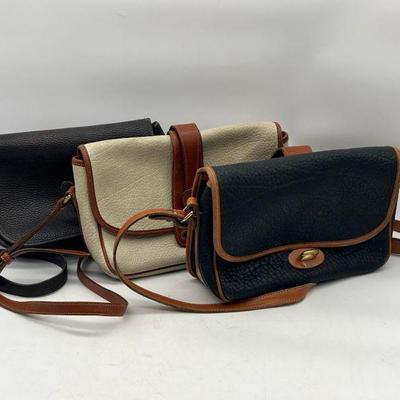 (3) Dooney & Bourke Designer Handbags
