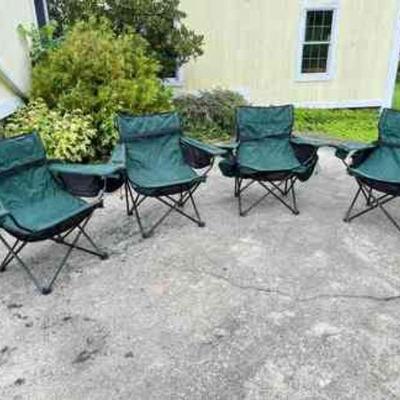 (4) Shakespeare Folding Camping Chairs
