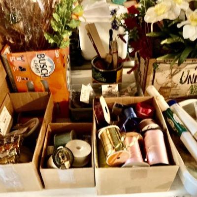 Ribbon and craft items