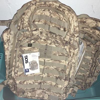 Camo Backpacks NEW