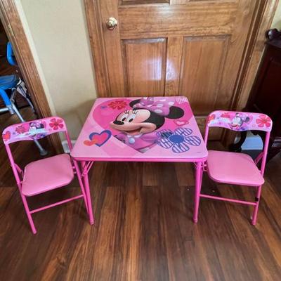 Minnie mouse table set