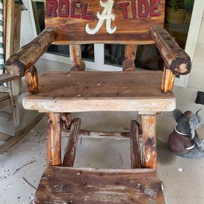 step up large Roll Tide chiar