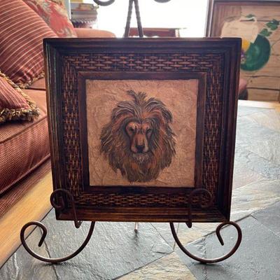 lion plaque