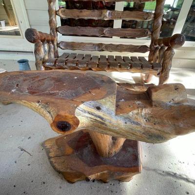 cypress wood table