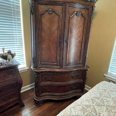 2pc. entertainment center w/2 drawers