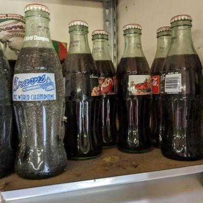 Coca Cola Bottles Atlanta Braves World Series