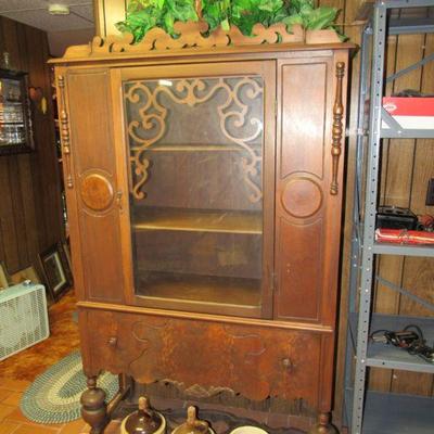 Old china cabinet