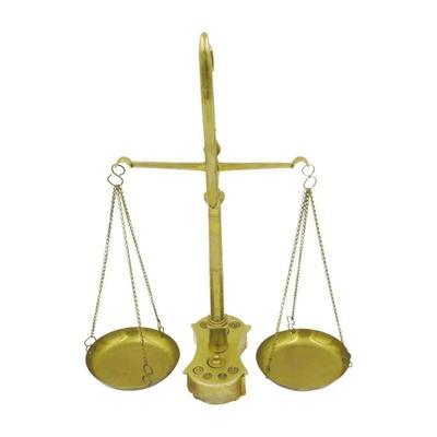 RARE antique maco braga brass apothecary scale with complete set of original weights, 8 total. Circa 1800s originally purchased in...