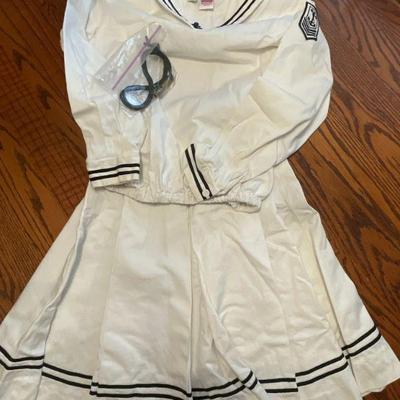 Vintage Girls Sailor Costume