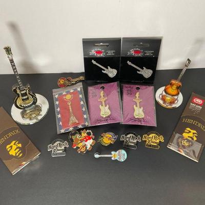 Jimi Hendrix /Hard Rock Pins