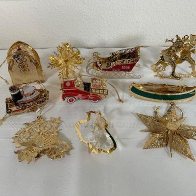 Baldwin Brass Xmas Ornaments