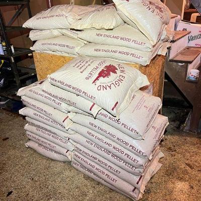 40-60 Bags Of New England Premium Wood Pellets
