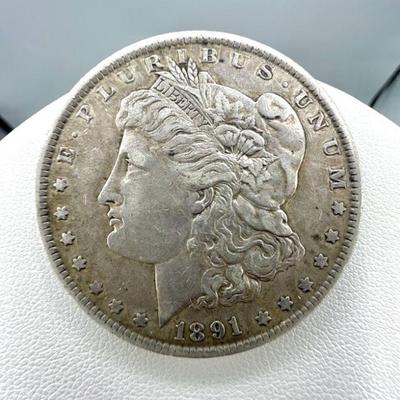 1891 Morgan Silver Dollar
