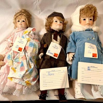 (3) Dolls By Jerri-Emily, Tom Sawyer And Katie
