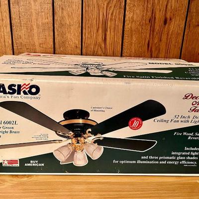 Lasko Model 6002L Ceiling Fan New In Box
