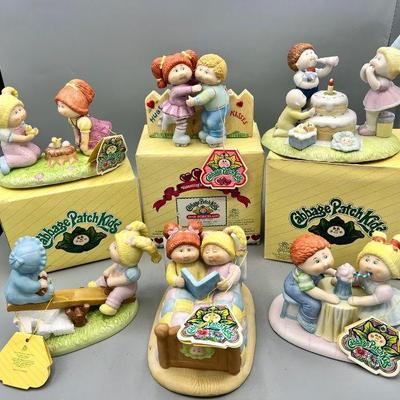(6) Cabbage Patch Doll Kids Figurines
