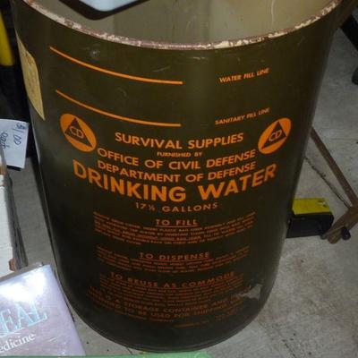 Drinking water barrel