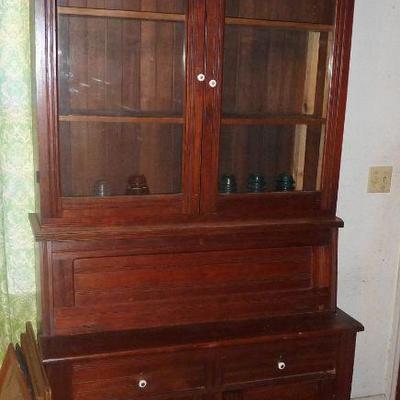 Victorian bookcase desk