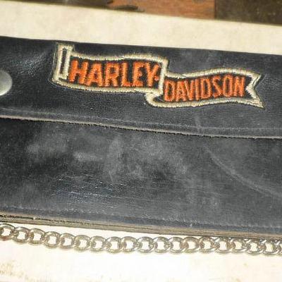 Leather Harley Davidson wallet