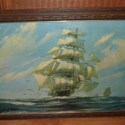 Large ship print
