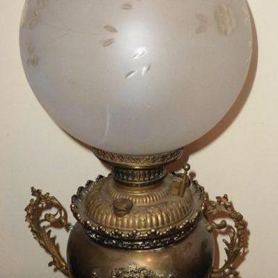 Electrified oil lamp