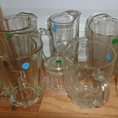 Glass pitchers