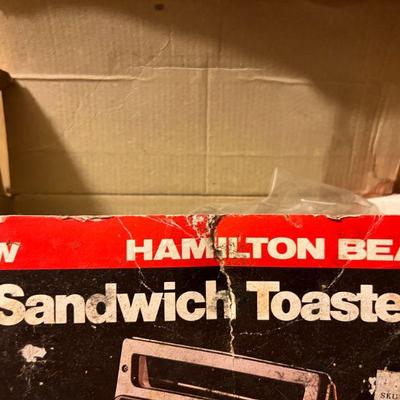 Hamilton Beach Sandwich Toaster $10