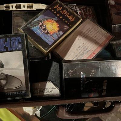 Box of Assorted 1980s Cassettes $20