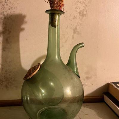 Italian Wine Bottle with Chamber for filling with Ice $35