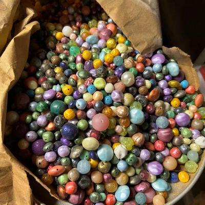 Huge Bag of Vintage Plastic Beads