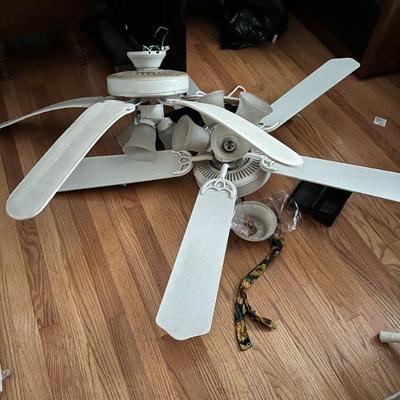 Ceiling Fans (one needs new blades) $40 & $20