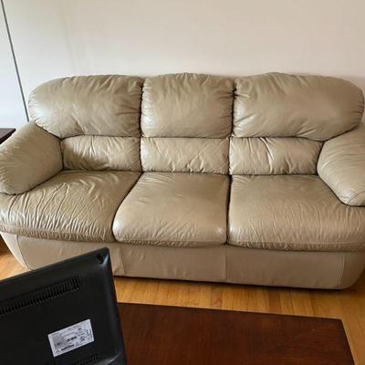 Leather Couch $400