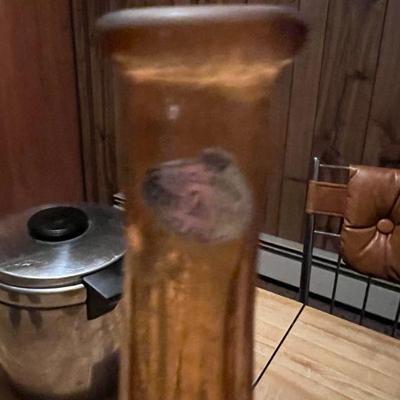 Sticker still on vase