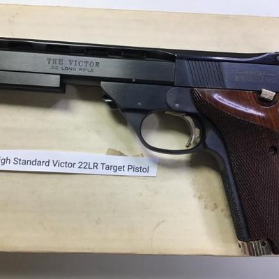 High Standard Victor 22LR Target Pistol 