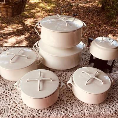 DANSK Enamel Cook Ware & Fondue Pot