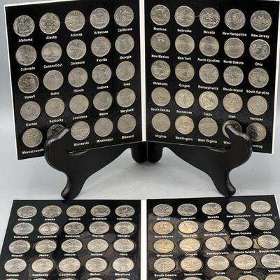(2) Complete State Quarter Collection Books
