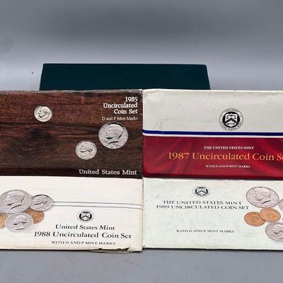 US Mint Uncirculated Sets 1985, 87, 88, 89
