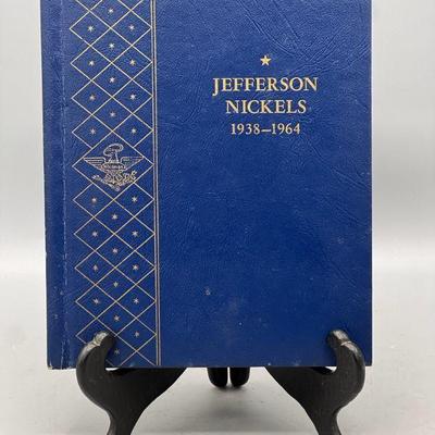 99% Complete 1938-1964 Jefferson Nickel Collection Book
