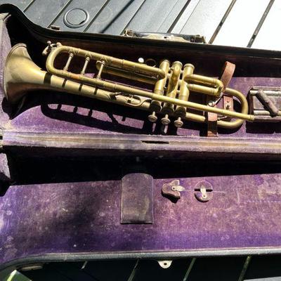 J. Milliens Paris France Trumpet 9 0 7 In Hard Case

