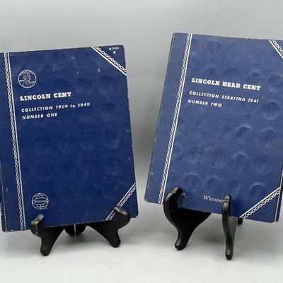 Lincoln Cent 1909-1940 & 1941 And Beyond Collection Books
