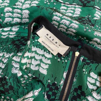 MARNI RUNWAY Quacking Ducks dress