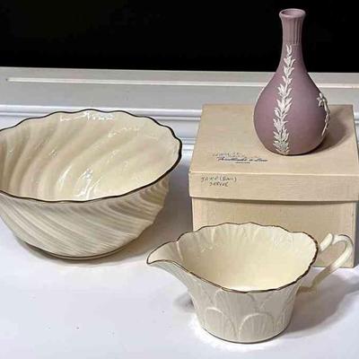 Lenox pitcher and bowl