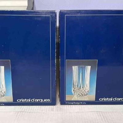 New in box Crystal glasses