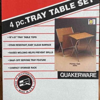 4 Folding Tray Tables