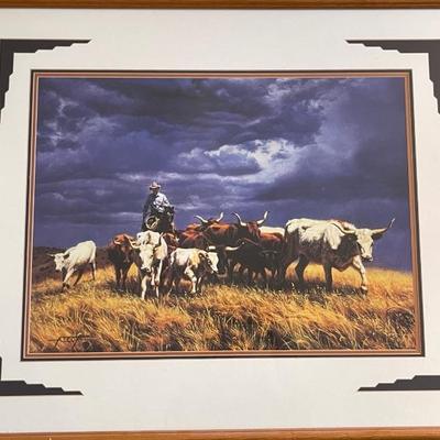 A.j. Cox Western Print