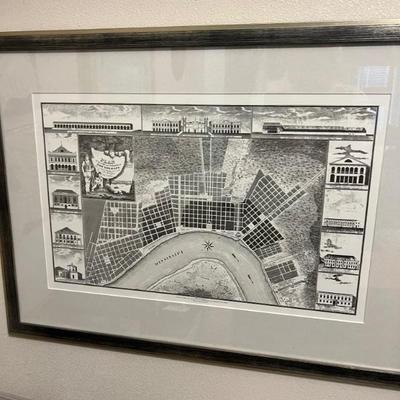 Map New Orleans $50