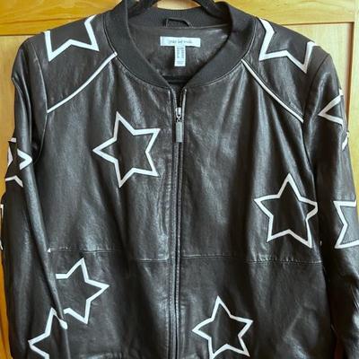 LEATHER BASEBALL JACKET