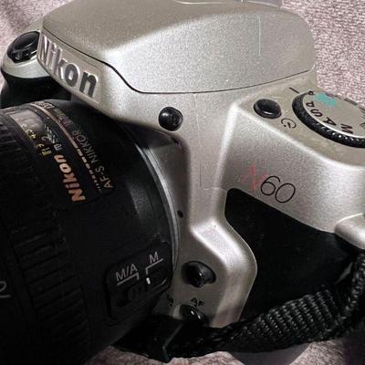 Nikon N60 film camera