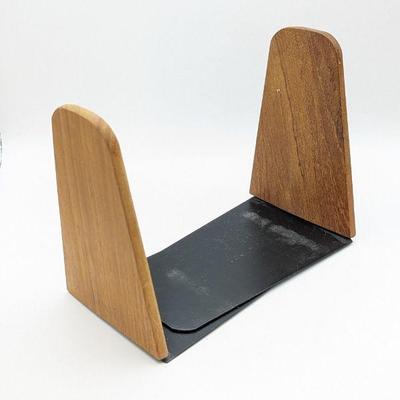 Denmark MCM wood bookends